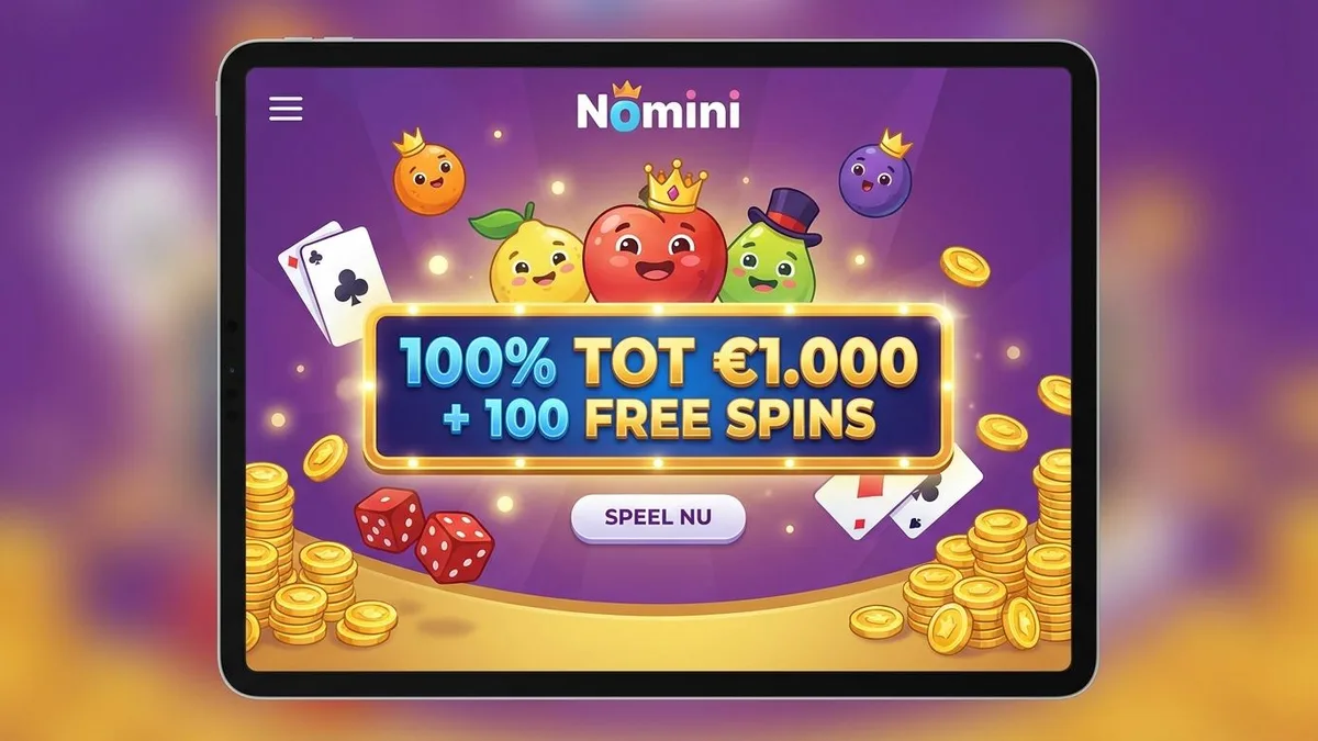 Nomini bonus scherm
